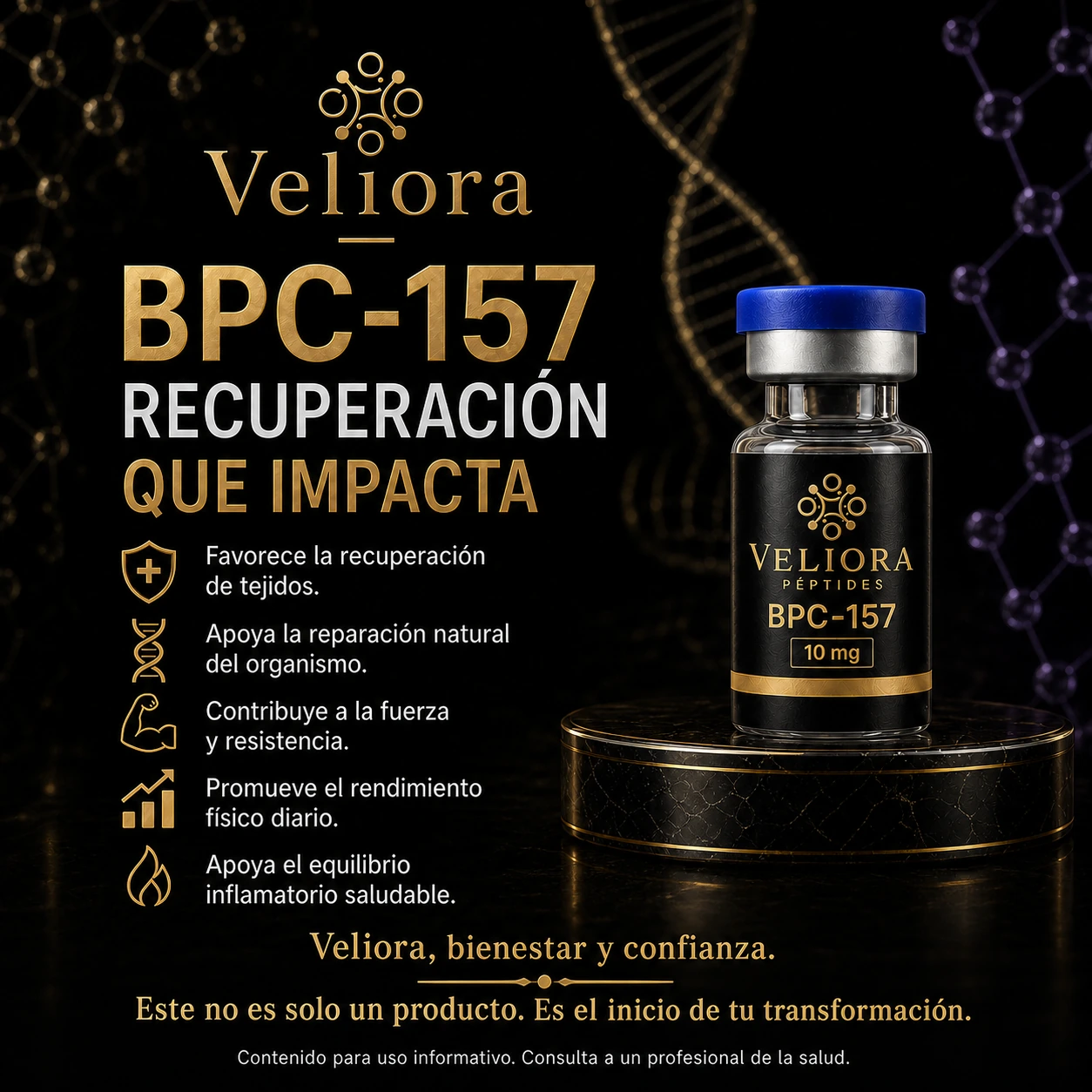 BPC-157 · presentación Veliora